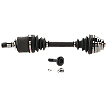 Front, Driver Side Axle Assembly,  Standard Duty Replacement, New, 2.0L 4Cyl Automatic, Transaxle