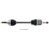 Front, Driver Side Axle Assembly, Manual, Standard Duty Replacement, 1.8L 4Cyl, New, Transaxle