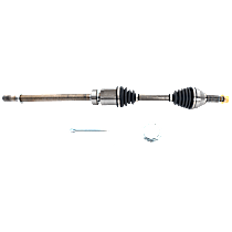 Front, Passenger Side Axle Assembly, Standard Duty Replacement, New, 3.5L 6Cyl