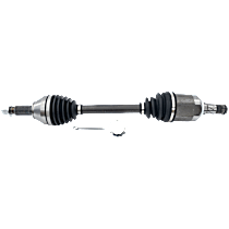 Front, Driver Side Axle Assembly, Updated Design, Standard Duty