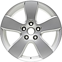 ALY02363U20N Jante Aluminum Silver Wheel - 20 in. X 8 in., 5 x 5.5 in. Bolt Pattern, Sold Individually