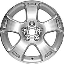 ALY05247U20N Jante Aluminum Silver Wheel - 16 in. X 6.5 in., 5 x 110 mm Bolt Pattern, Sold Individually