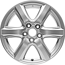 ALY69497U20N Jante Aluminum Silver Wheel - 17 in. X 7 in., 5 x 4.5 in. Bolt Pattern, Sold Individually