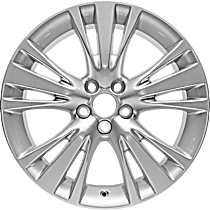 ALY74254U20N Jante Aluminum Silver Wheel - 19 in. X 7.5 in., 5 x 4.5 in. Bolt Pattern, Sold Individually