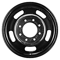 STL02191U45N Front or Rear Steel Painted Black Wheel - 17 in. X 6 in., 8 x 6.5 in. Bolt Pattern