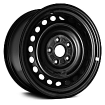 STL75168U45N Steel Painted Black Wheel - 16 in. X 7 in., 5 x 4.5 in. Bolt Pattern