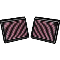 K&N Engine Air Filter - High Performance, Premium, Washable, Replacement Filter - 33-2440