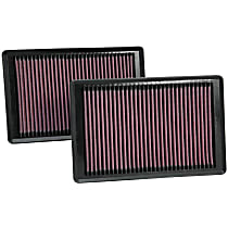 K&N Engine Air Filter - High Performance, Premium, Washable, Replacement Filter - 33-2445