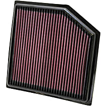 Oiled Air Filter, 2.5L, Replacement Filter for Performance Intake Kit # 69-8704TP, 33 Series