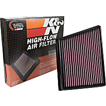 K&N Engine Air Filter - High Performance, Premium, Washable, Replacement Filter - 33-3075