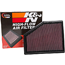 K&N Engine Air Filter - High Performance, Premium, Washable, Replacement Filter - 33-3079