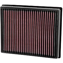 K&N Performance Air Filter - Premium Lifetime, Washable, Replacement Filter - 33-5000