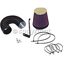 K&N Cold Air Intake - Premium High Flow, Lifetime Washable Filter, Guaranteed Horsepower Increase - 57-0282