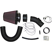 K&N Cold Air Intake - Premium High Flow, Lifetime Washable Filter, Guaranteed Horsepower Increase - 57-0615