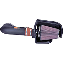 K&N Cold Air Intake - Premium High Flow, Lifetime Washable Filter, Guaranteed Horsepower Increase - 57-2558
