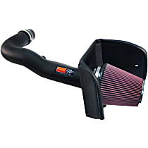 K&N Cold Air Intake - Premium High Flow, Lifetime Washable Filter, Guaranteed Horsepower Increase - 57-2569