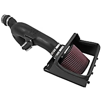 K&N Cold Air Intake - Premium High Flow, Lifetime Washable Filter, Guaranteed Horsepower Increase - 57-2595