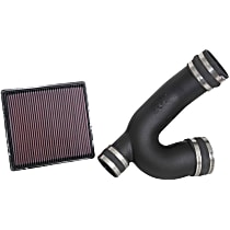 K&N Cold Air Intake - Premium High Flow, Lifetime Washable Filter, Guaranteed Horsepower Increase - 57-2601
