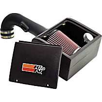 K&N Cold Air Intake - Premium High Flow, Lifetime Washable Filter, Guaranteed Horsepower Increase - 57-3056