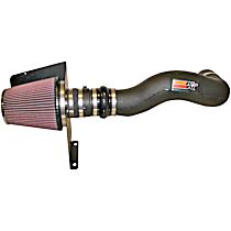 K&N Cold Air Intake - Premium High Flow, Lifetime Washable Filter, Guaranteed Horsepower Increase - 57-3058