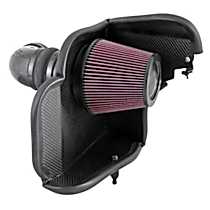 K&N Cold Air Intake - Premium High Flow, Lifetime Washable Filter, Guaranteed Horsepower Increase - 57-3079