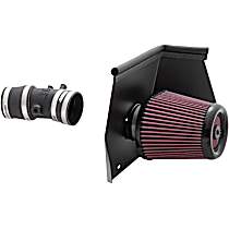 K&N Cold Air Intake - Premium High Flow, Lifetime Washable Filter, Guaranteed Horsepower Increase - 57-6005