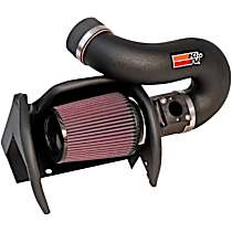 K&N Cold Air Intake - Premium High Flow, Lifetime Washable Filter, Guaranteed Horsepower Increase - 57-7000