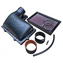 K&N Cold Air Intake - Premium High Flow, Lifetime Washable Filter, Guaranteed Horsepower Increase - 57S-9508