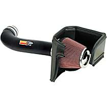 K&N Cold Air Intake - Premium High Flow, Lifetime Washable Filter, Guaranteed Horsepower Increase - 63-1114