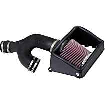 K&N Cold Air Intake - Premium High Flow, Lifetime Washable Filter, Guaranteed Horsepower Increase - 63-2599