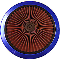 66-1401XB Air Cleaner Top - Blue with Red Filter, Universal