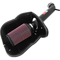 K&N Cold Air Intake - Premium High Flow, Lifetime Washable Filter, Guaranteed Horsepower Increase - 69-3532TTK
