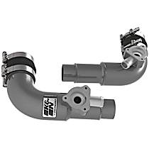 77-1013KC Intercooler Hose - Gunmetal Gray, Aluminum, Direct Fit, Sold individually