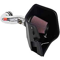 K&N Cold Air Intake - Premium High Flow, Lifetime Washable Filter, Guaranteed Horsepower Increase - 77-3110KP