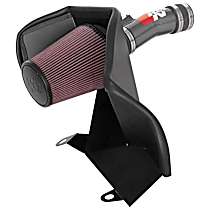 K&N Cold Air Intake - Premium High Flow, Lifetime Washable Filter, Guaranteed Horsepower Increase - 77-3111KC