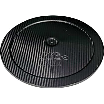 85-6840 Air Cleaner Top - Carbon Fiber with K&N Logo, Universal