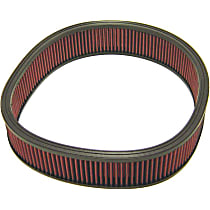 E-3737 Universal Air Filter - Red, Cotton Gauze, Washable, Universal, Sold individually