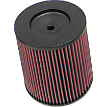 RC-4900 Universal Air Filter - Red, Cotton Gauze, Washable, Direct Fit, Sold individually