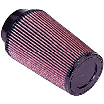 RE-0870 Universal Air Filter - Red, Cotton Gauze, Washable, Universal, Sold individually