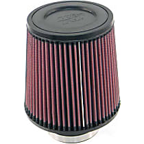 RE-0930 Universal Air Filter - Red, Cotton Gauze, Washable, Universal, Sold individually