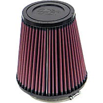 RF-1031 Universal Air Filter - Red, Cotton Gauze, Washable, Universal, Sold individually