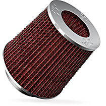 RG-1001RD Universal Air Filter - Red, Cotton Gauze, Washable, Universal, Sold individually