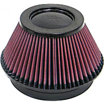 Universal Air Filter - Red, Cotton Gauze, Washable, Direct Fit, Sold individually