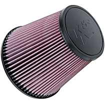 RU-1029 Universal Air Filter - Red, Cotton Gauze, Washable, Direct Fit, Sold Individually