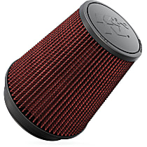 RU-2800 Universal Air Filter - Red, Cotton Gauze, Washable, Universal, Sold individually