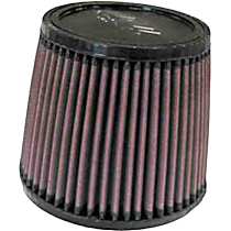 RU-4450 Universal Air Filter - Red, Cotton Gauze, Washable, Universal, Sold Individually