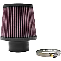 RU-4990 Universal Air Filter - Red, Cotton Gauze, Washable, Direct Fit, Sold individually