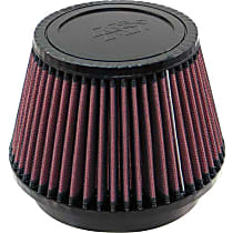 RU-5163 Universal Air Filter - Red, Cotton Gauze, Washable, Direct Fit, Sold individually