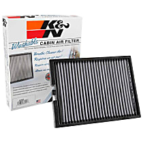 K&N Premium Cabin Air Filter - Lifetime, Washable - VF2053