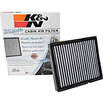K&N Premium Cabin Air Filter - Lifetime, Washable - VF2054